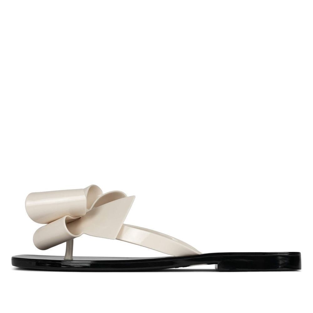 Jeffrey Campbell Size 6 Sugary Sandals black with cream bow NWT - Picture 3 of 7